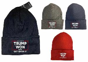 Wholesale Winter Hat "Trump Won 47th Get Over It"